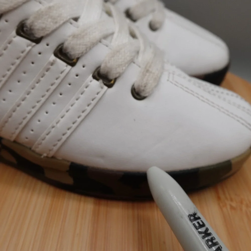 K-Swiss Boys/Mens Size 3.5 Womens 5‎ Court Style White Camo Shoes Low Top